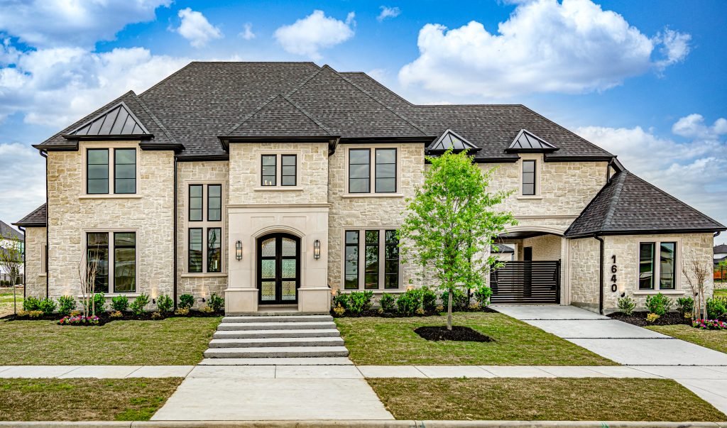 Distinctive luxury custom home exterior by Gutman Custom Homes