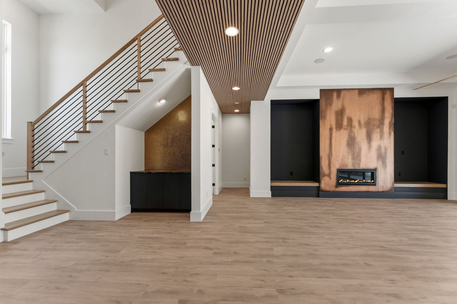 Interior detail of a Gutman custom home in Melissa, Texas