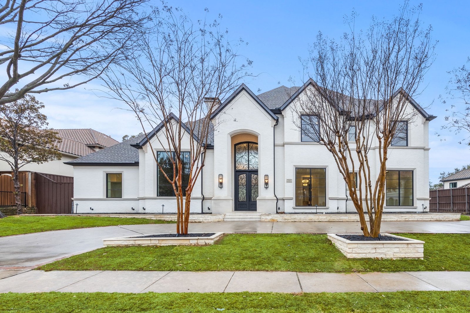 Completed exterior of the Plano whole-home remodel